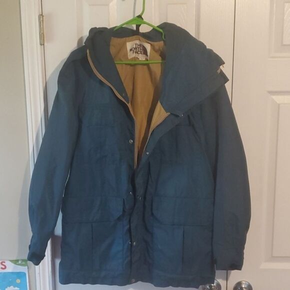 The North Face Jackets & Blazers - The North Face Vintage Hooded Mountain Jacket | Teal/Gold | Large